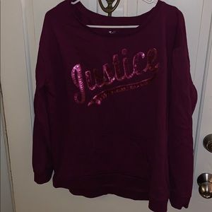 Maroon Size 20 Plus Bling Sweater